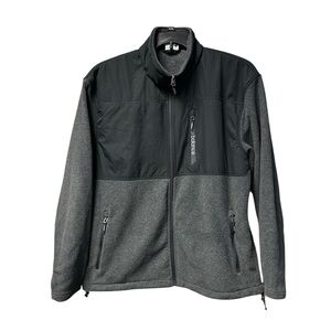 New Balance Men’s Full Zip High Neck Gray and Black Performance Jacket Size XL